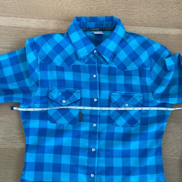 Dakine Pearl Snap Plaid Button Down Shirt - Picture 6 of 11